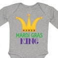 thumbnail image 4 of Inktastic Mardi Gras King Celebration Party Boys Long Sleeve Baby Bodysuit, 4 of 5