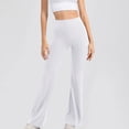 thumbnail image 3 of REALiKUN Women's Bootcut Yoga Pants High Waist Workout Bootleg Yoga Pants 4 Way Stretch Flare Leggings Pants, 3 of 8