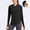 Black, variant on Pitauce Womens UPF 50+ Sun Shirt with Hoodie Long Sleeve UV Protection Rash Guard with Thumb Hole for Outdoor Hiking Fishing