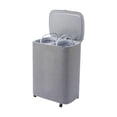 thumbnail image 1 of Cesto ropa plegable con tapa, organizador versátil para la ropa sucia, ideal para el hogar y apartamento. 50 litros con ruedas, 1 of 9