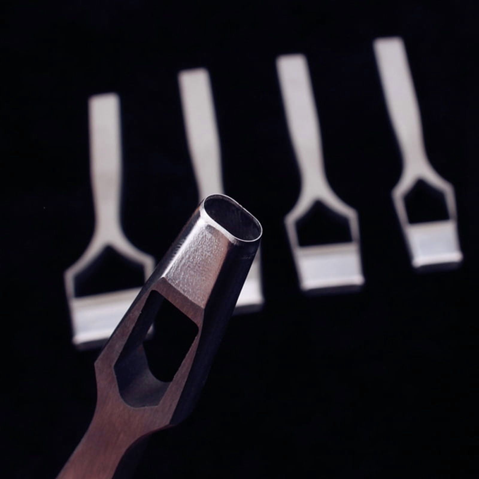 Craft Belt Belt Oval Punch Tool Flat Punch Seam Belt Flat Cutting Chisel Tool Belt Punch,8x5