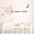 thumbnail image 4 of Once Upon a Time Story Book Quote Nursery Wall Decal Removable Sticker, 4 of 4