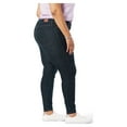 thumbnail image 3 of Levi Strauss Signature Women's and Women's Plus High Rise Skinny Jeans, Inseams: Short, Regular and Long, Sizes 2-28, 3 of 4