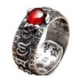 thumbnail image 3 of PiXiu Buddhist Heart Sutra Ring Feng Shui Ring Opening Adjustable Luck Ring, 3 of 17