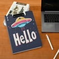 thumbnail image 5 of FORMRS A4 Clipboard Folder with Pen Holder Horizontal Foldable School Office Binder, Colorful UFO, 5 of 9