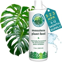 Monstera Plant Food by Houseplant Resource Center Premium Liquid Fertilizer 5-2-3 NPK - Ideal for Monstera, Pothos, and Snake Plants 8 Fluid Ounces