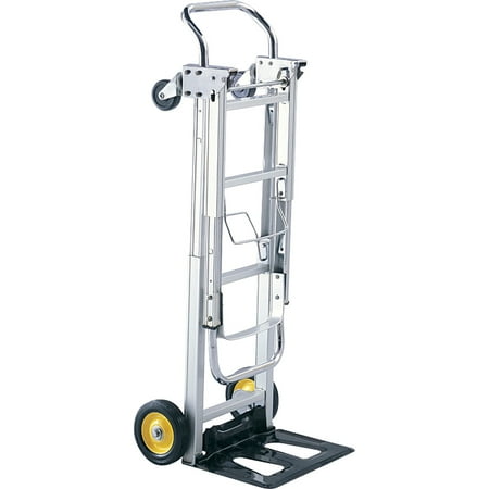 - Safco, SAF4050, HideAway Convertible Hand Truck, 1 Each, Silver
