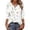 A536 Multicolor, variant on Tunic for Women V Neck 3/4 Sleeve Casual Loose Fit Floral Bird Graphic Print Soft Breathable Lightweight Spring Summer Fashion Tops