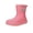 Pink, variant on Women's Ankle Short Rainboots Round Toe Garden Galoshes Shoes Fashion Cute Wide Width Rain Shoes for Outdoor Casual Work Walking Kitchen Wear