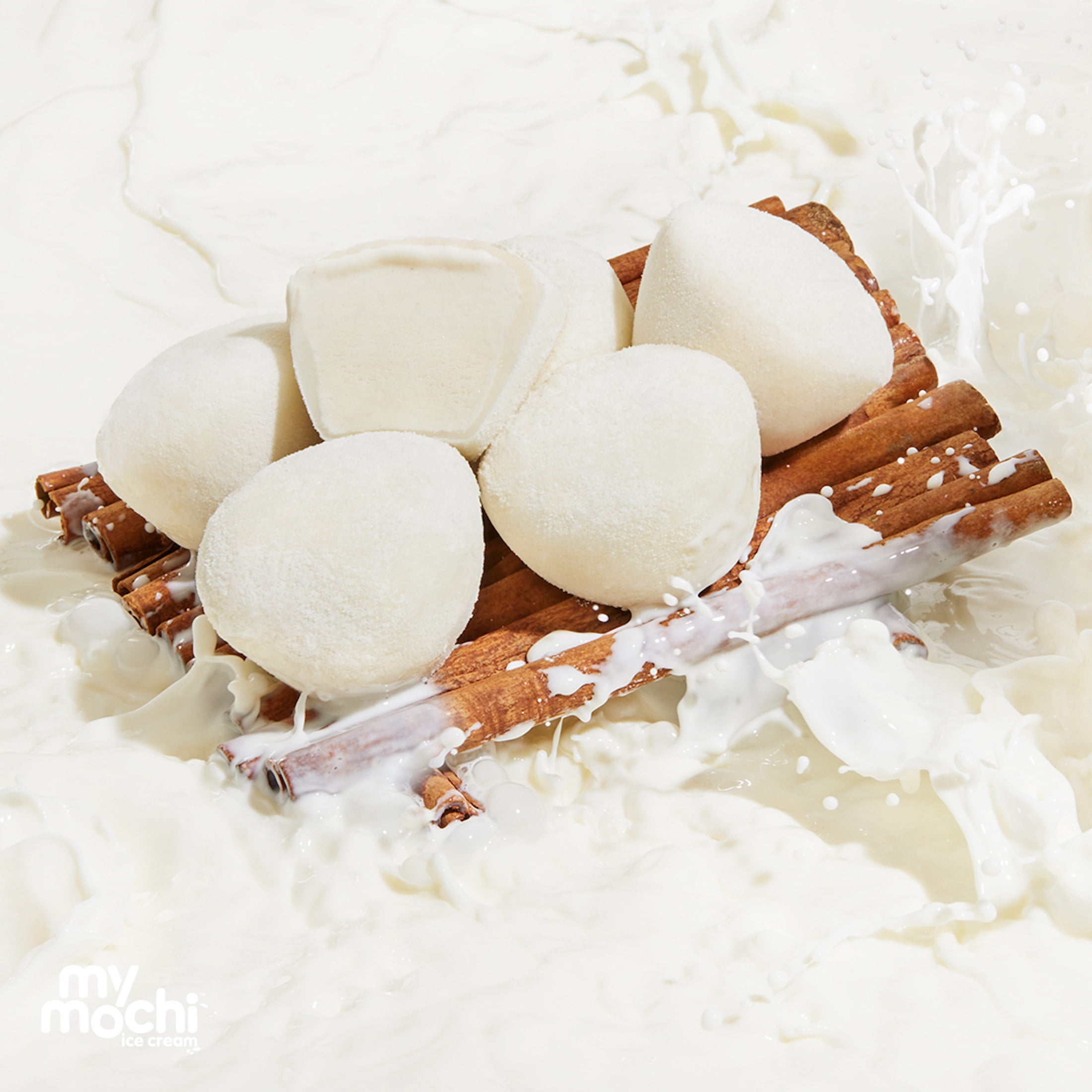 My/Mochi Horchata, Premium Mochi Ice Cream, Net Content 6 Count 1.25 Ounce Soft Pieces