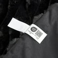 thumbnail image 4 of Cozy Bliss Faux Fur Plush Throw Blanket Soft Decorative Blanket for Couch, Sofa, and Bedroom,Black,50"x60", 4 of 4