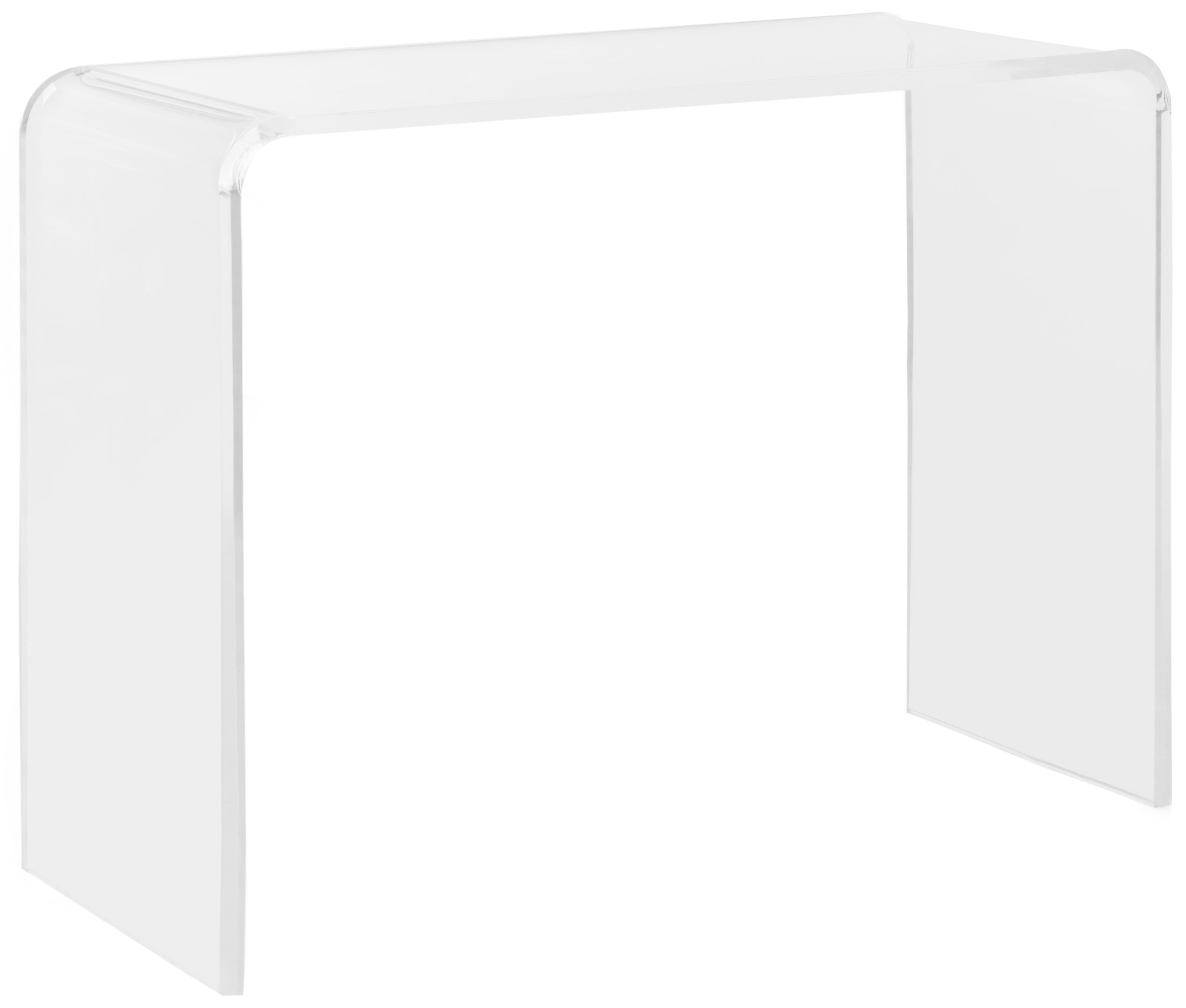 SAFAVIEH Atka Modern Glam Acrylic Console Table, Clear