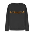 thumbnail image 4 of ICHUANYI Clearance Halloween Women's And Winter New Long Sleeve Loose Large Size Casual Sweatshirt Women Hoodless Sweatshirt(Black, XXL) ICHUANYI WER2023081512321, 4 of 4