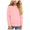 Pink, variant on Little Boy's Winter Top Boys Plain Basic Top Cotton Solid Long Sleeve Crewneck Top Boys Summer Clothes (Pink,4-5 Years)