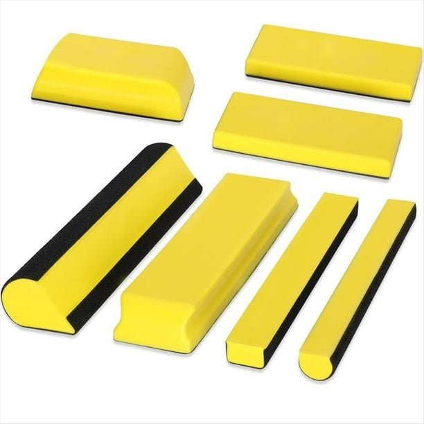 Bloques de Lijado para Carrocería, Bloque de Lijado para Carrocería, Juego de 7 Bloques de Lijado Manual, Bloques de Lijado para Carrocería