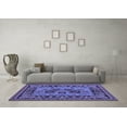 thumbnail image 3 of Ahgly Company Indoor Rectangle Persian Blue Traditional Area Rugs, 5' x 8', 3 of 4