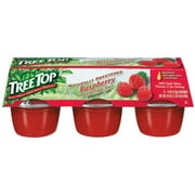 Tree Top: Raspberry 4 Oz Apple Sauce, 6 Ct