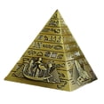 thumbnail image 1 of Bewildely Estatua de pirámides de metal: agregue encanto a su hogar con un estilo único adecuado para cualquier ocasión como regalo Almacenamiento y organización del hogar bronce, 1 of 6