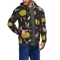 thumbnail image 3 of Zip Up Hoodies for Men - yellow Pumpkin Corn Long Sleeve Comfrt Men'S Fashion Hoodies & Sweatshirts, Jackets for Men Hoodies Pullover Clothing Clothes with Pouch, 3 of 5