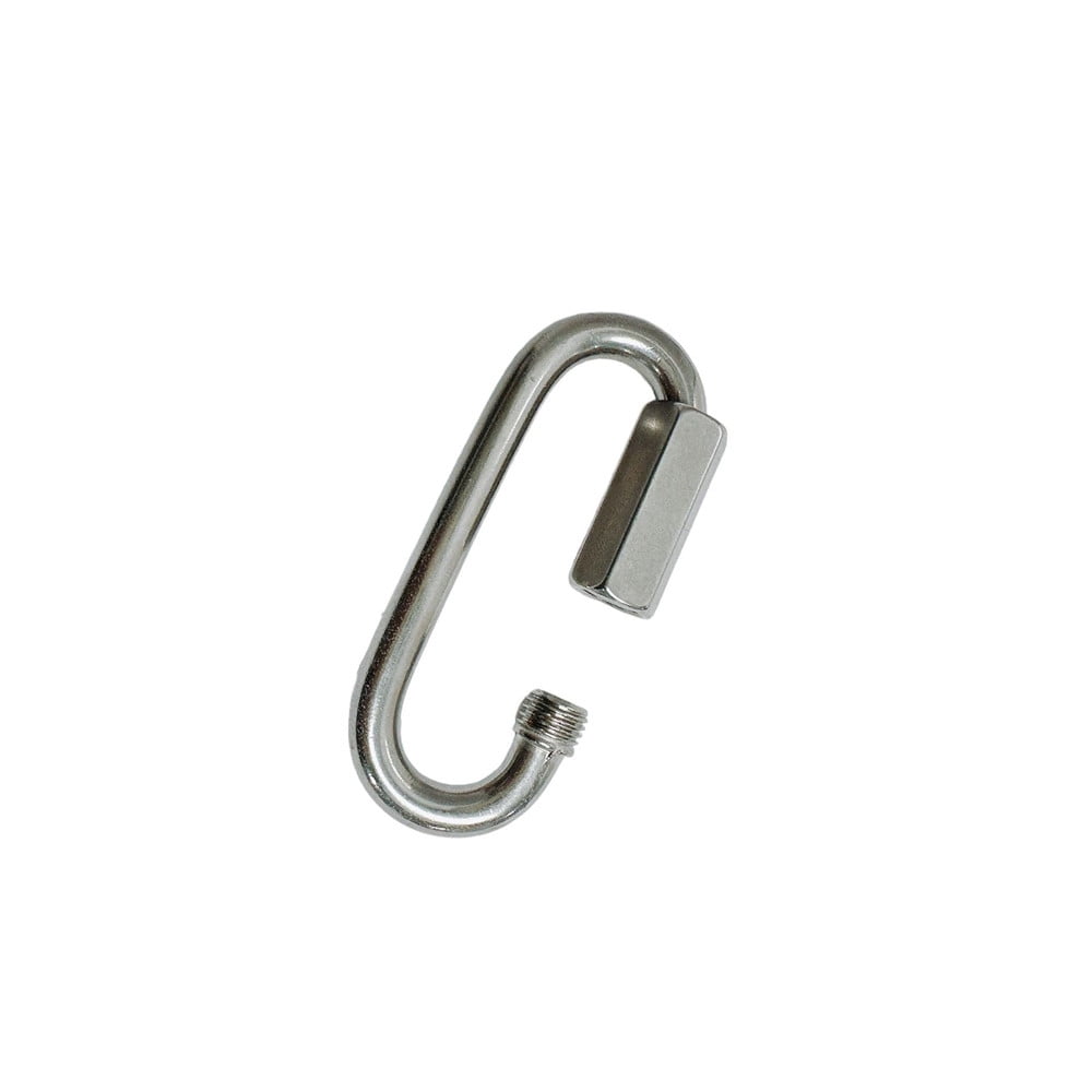 4 Pcs Marine 3/8" Long Quick Link 2500 Lbs WLL Connect Link Stainless Steel T316