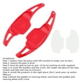 thumbnail image 4 of Steering Wheel Paddle Shifter Extensions Covers For Chevy Camaro 12-15 Red, 4 of 12