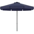 thumbnail image 6 of ABCCANOPY 10ft Outdoor Market Hand Push Patio Umbrella With Hanging Edge,12+Colors, Navy Blue, 6 of 8