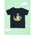 thumbnail image 3 of Cute Panda In Floral Wreath T-Shirt Infant -Image by Shutterstock,  12 Months, 3 of 4