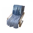 thumbnail image 4 of Minnesota Soft Flannel Fleece Throw Blanket, Starburst Pattern with Blue Tone Silhouette of Minneapolis City, Cozy Plush for Indoor and Outdoor Use, 50" x 70", Night Blue Blue Grey, by Ambesonne, 4 of 6