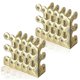 thumbnail image 1 of 10pcs Baseboard Corner Protectors-Brass Skirting Board Corner Protectors,Decorative Protector Cover,for Table Cabinet, 1 of 5