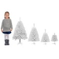 thumbnail image 2 of White Holiday Season Artificial PVC Christmas Tree Indoor Outdoor Holiday Decor, 2 of 5