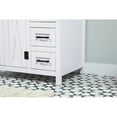 thumbnail image 5 of Elegant Decor Grant 32" Aluminum MDF Single Bathroom Vanity in White, 5 of 8