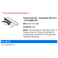 thumbnail image 2 of Timing Chain Kit - Compatible with 2011 - 2016 BMW 535i 2012 2013 2014 2015, 2 of 2