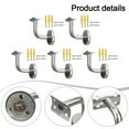 thumbnail image 4 of Stair Handrail Bracket Railing Wall Support Handrail Railing Pole With Screws Home Staircase Handrail Wall Fixing Bracket, 4 of 9