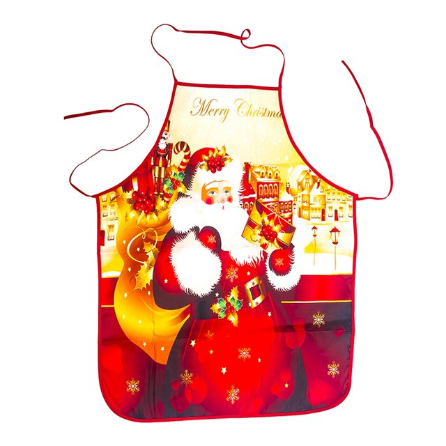 de Navidad de limpieza para hornear creativo para el hogar para adultos para fiesta en casa Cena Sa Baoblaze Delantal de casa