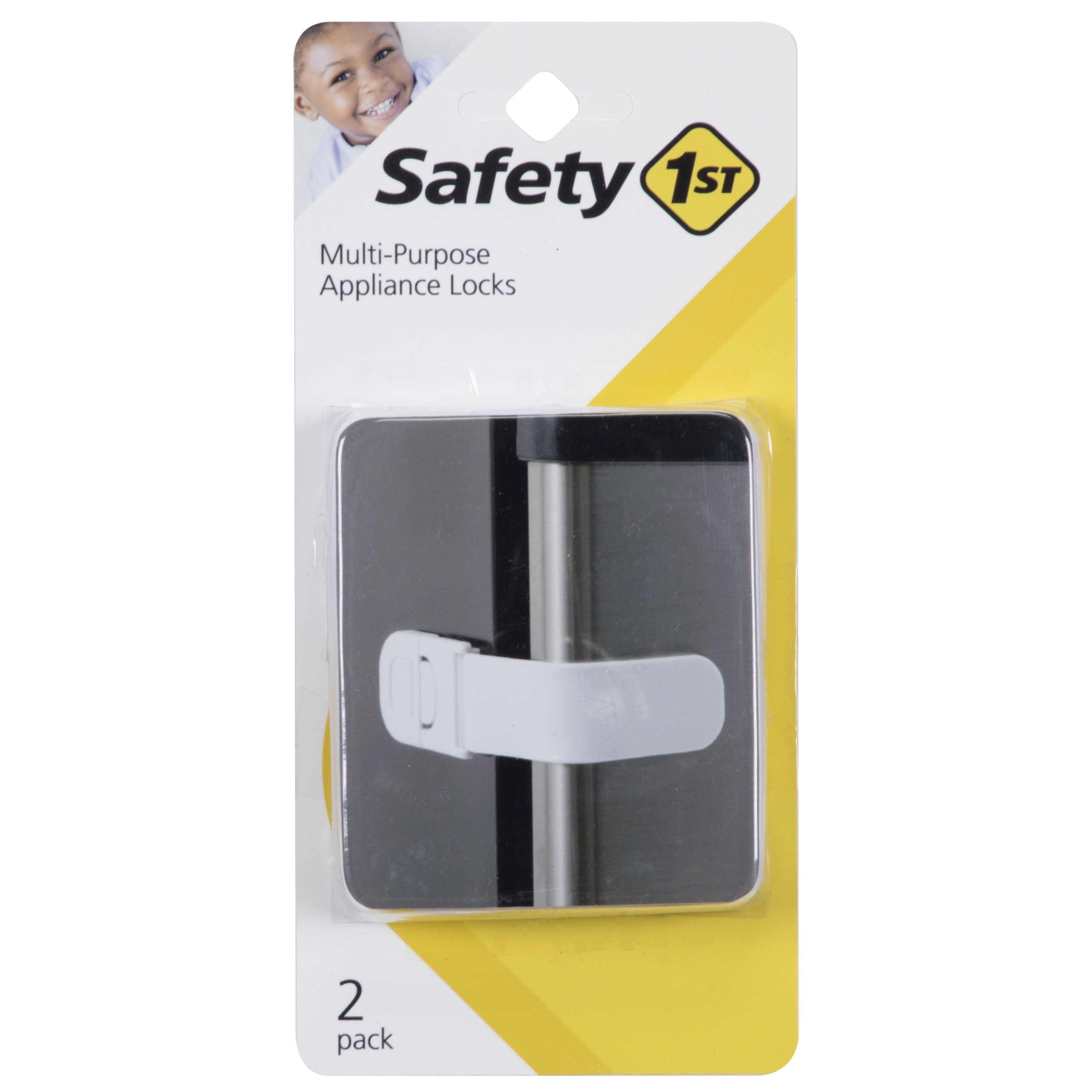 Safety 1st Hs155 Multi-Purpose Appliance Lock White 2-Pack