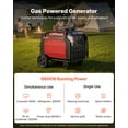 thumbnail image 2 of VEVOR Inverter Generator, 10000W Peak Watt 6800W Operating Watt,Quiet Inverter Generator, Remote Start Inverters Generators for Home Outdoor, Gas Powered, Stable Power, CO Sensor, RV Ready 1A &2.1A O, 2 of 9