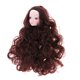 thumbnail image 1 of Muñeca Femenina Cabeza de Pelo Marrón Esculpir Muñecas Articuladas Fabricación de Partes Sunnimix Cabeza de muñeca de niña BJD, 1 of 8