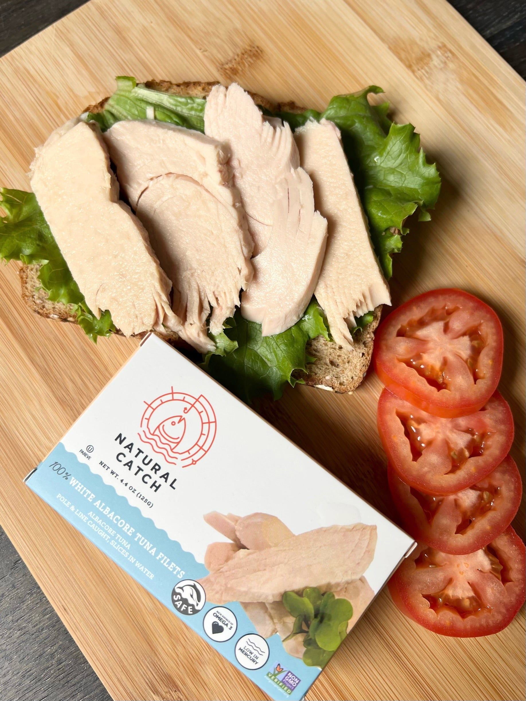 Natural Catch Albacore Tuna Fillets 4.4 oz (Pack of 12)