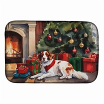 Brittany Cozy Christmas Dish Drying Mat 14 in x 21 in