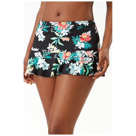 Tommy Bahama Floral Springs High Waisted Skirted Bottom, Black, Small
