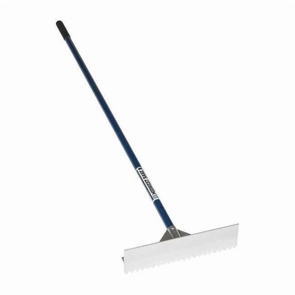 Midwest Rake Asphalt Lute,22 Tines,Aluminum Handle 52917GRA