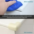 thumbnail image 5 of 5pcs Desk Table Edge Foam Corner Cushion Guards Strip Soft Bumper Protector with Stick Tape Beige, 5 of 7