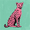 Pink Cheetah, variant on Yayeee Mailbox Cover Magnetic Large Size Post Box Cover Wrap Decor, Futuristic Circles
