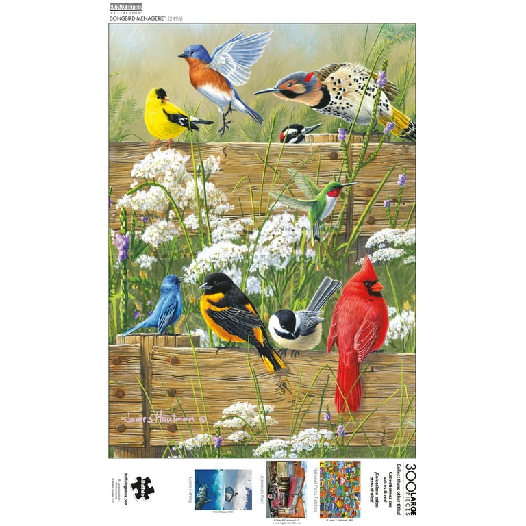 Buffalo Games - Hautman Brothers - Songbird Menagerie - 300 Piece