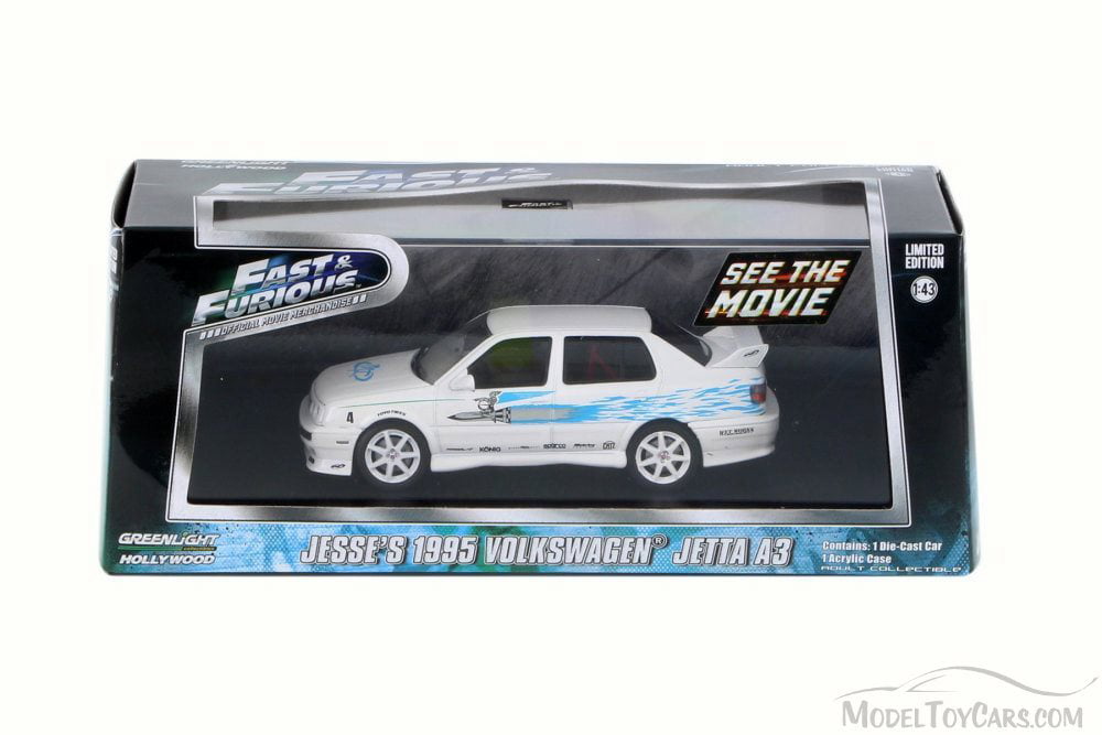 Greenlight 86234 1:43 VW VOLKSWAGEN JETTA III 1995 FROM THE MOVIE FAST AND THE F 