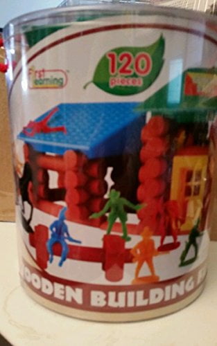 wooden building fun set