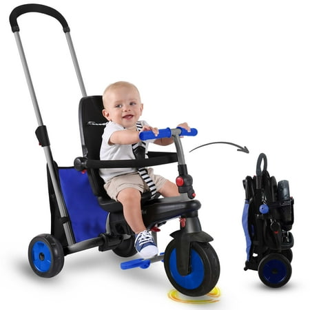 smarTrike smarTfold 300 - 5 in 1 Folding Baby Tricycle Smart Trike (Smart Trike Boutique Best Price)