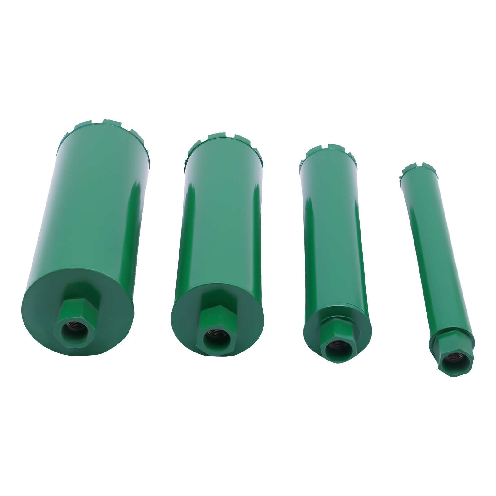 2/3/4/5in Set Wet Diamond Core Drill Bit for Hard Concrete Masonry 4 Drill Bits