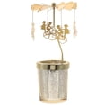 thumbnail image 1 of SHISUYAN Desktop Candlestick Scented Candle Holder Party Metal Rotating Candle Holder, 1 of 8
