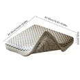 thumbnail image 3 of Cojín reversible para silla de oficina – Cojín suave de poliéster transpirable – Comodidad para todas las estaciones para escritorio, comedor o uso doméstico., 3 of 6
